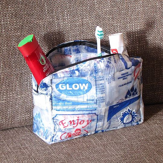 Trashy Recycled Bags Trashy Cosmetic Bag The African Fabric Shop