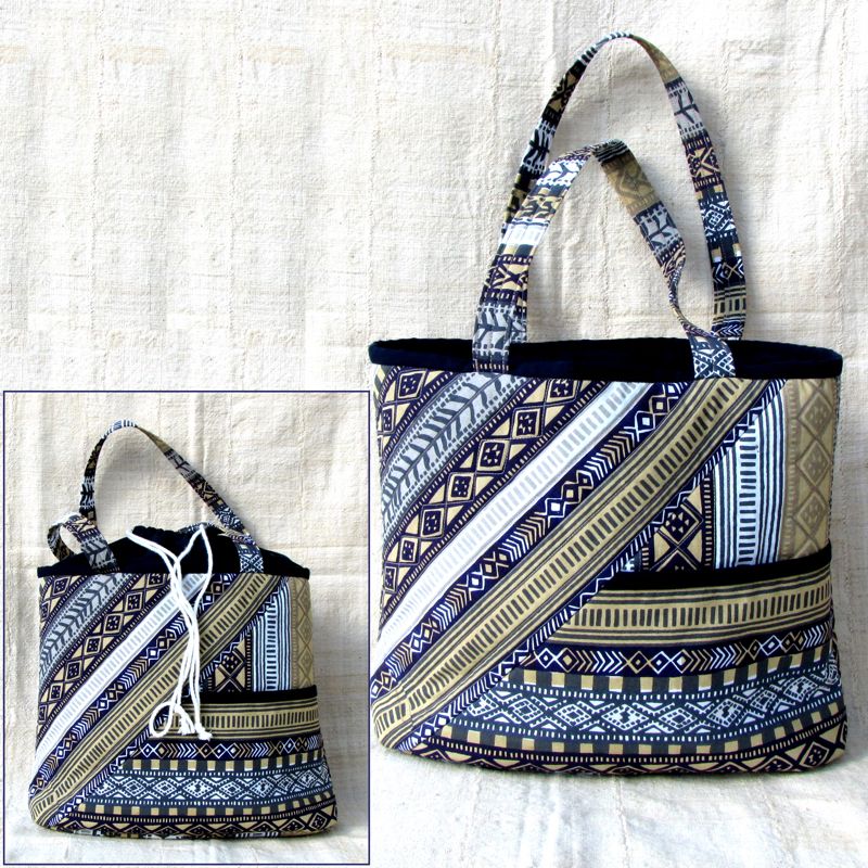 Bag Kits Kudhinda Stripe Bag Kit The African Fabric Shop