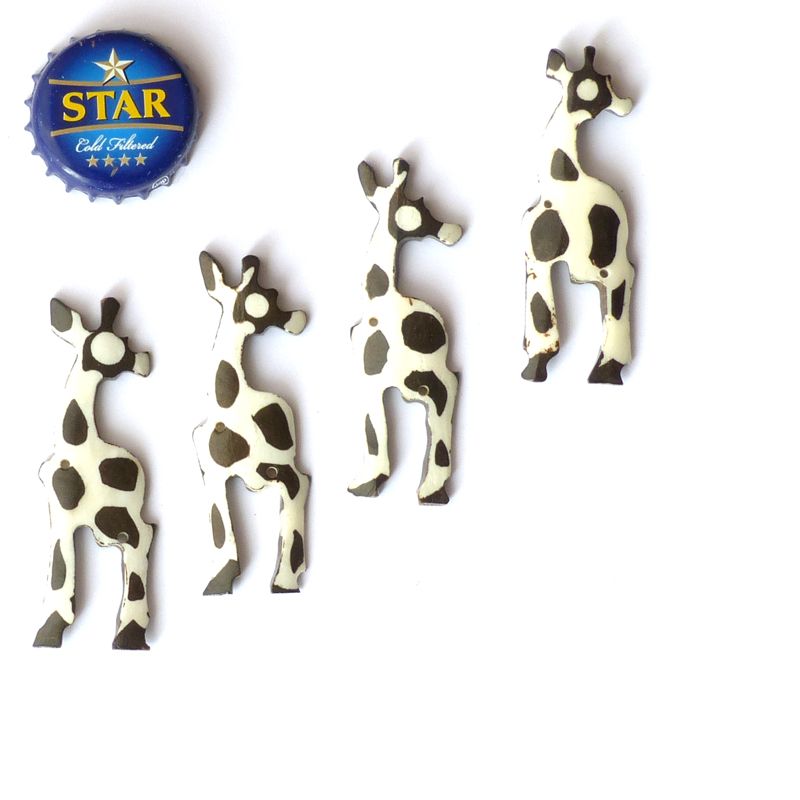 Bone Beads & Embellishments Small Giraffe | The African Fabric Shop