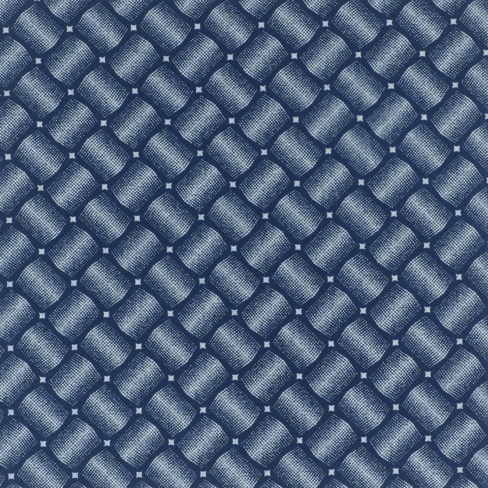 Shwe Shwe Indigos Brick Indigo | The African Fabric Shop