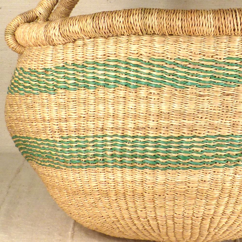 Round Market Baskets Large 16 inch rim The African Fabric Shop