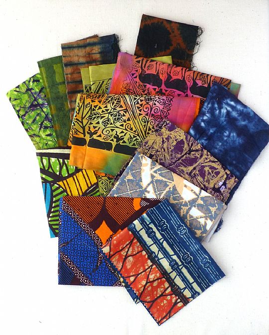 image for African Fabric Scrap Pack