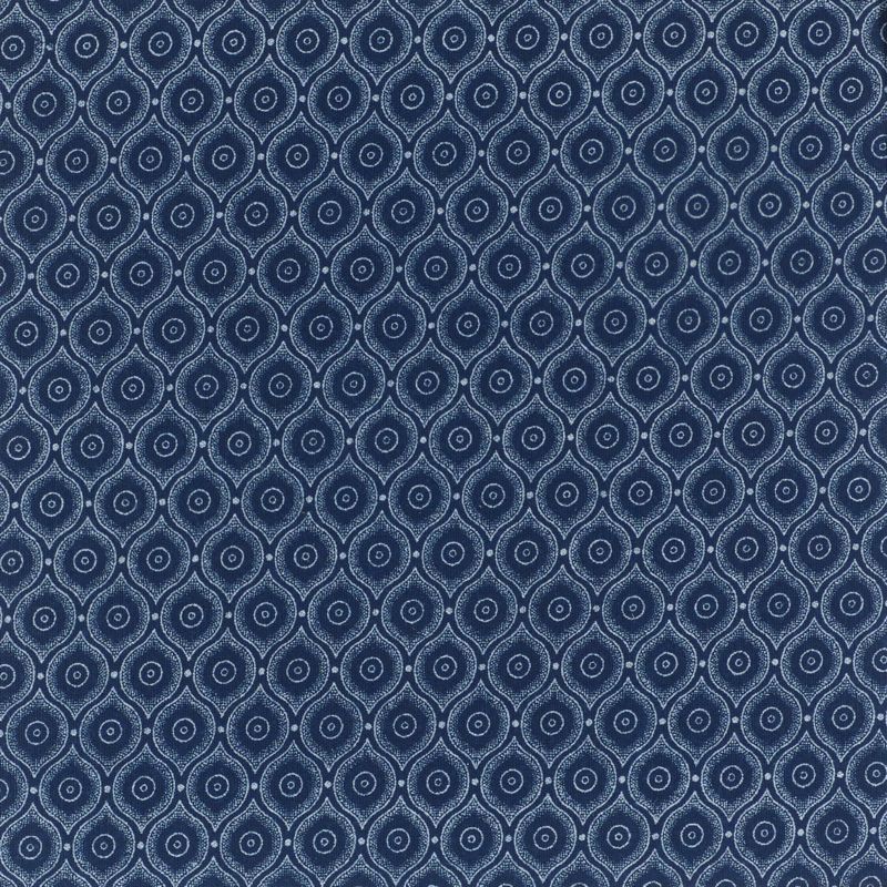 Shwe Shwe Indigos Arabesque Indigo | The African Fabric Shop