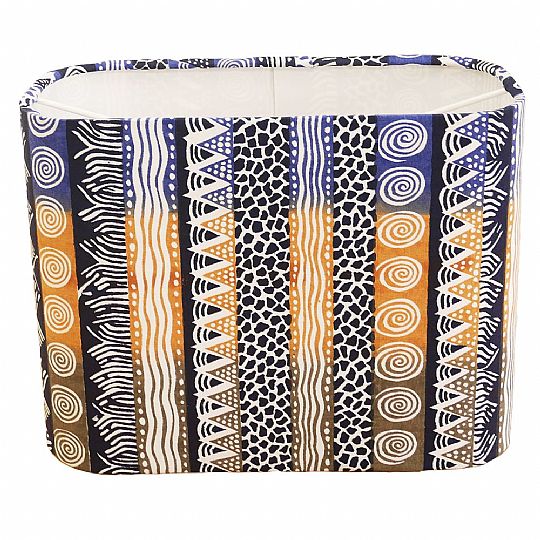 Photo for Kudhinda Blue Steel Oblong Lampshade