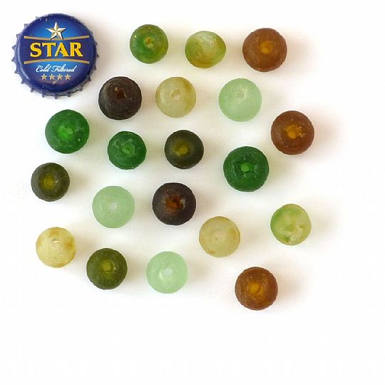 Photo for Bottle Glass Bead Mix Earth Size 3