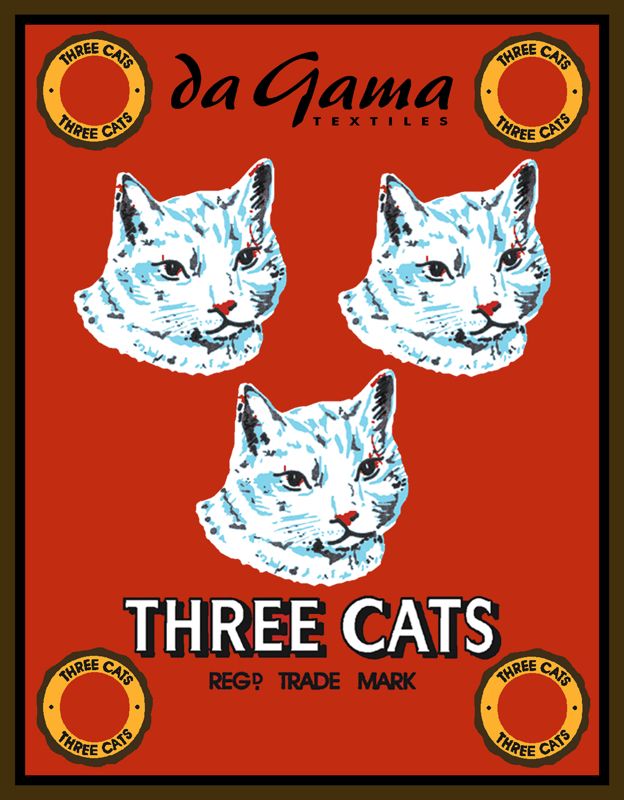 3 Cats logo label