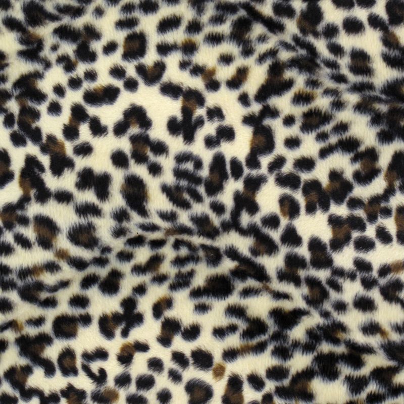 Fun Fur Fabrics Baby Leopard Fur | The African Fabric Shop