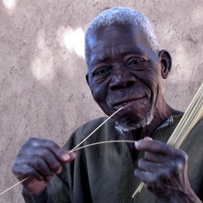 Splitting elephant grass