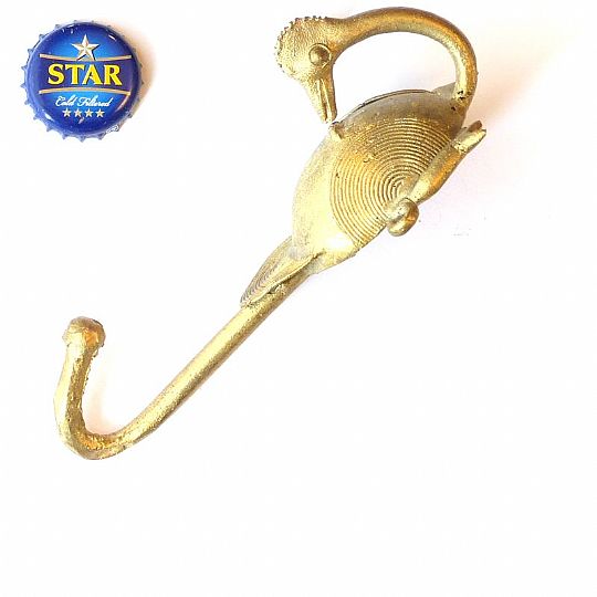 image for Sankofa Bird Brass Hook