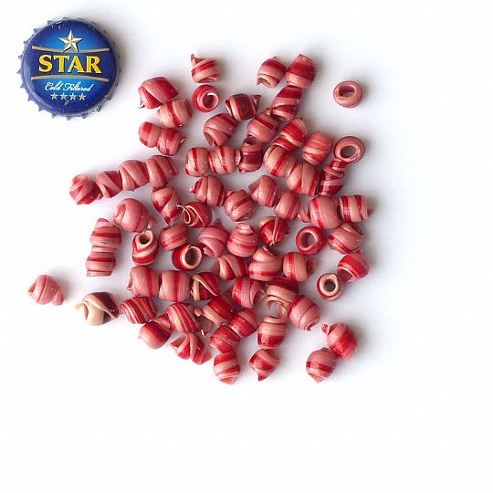 image for Recycled Plastic Beads Pink/Red