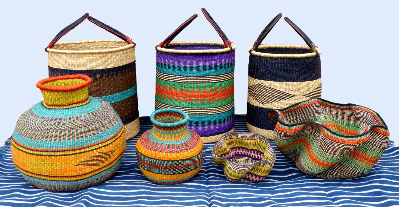 Bolga Pot Baskets from Ghana