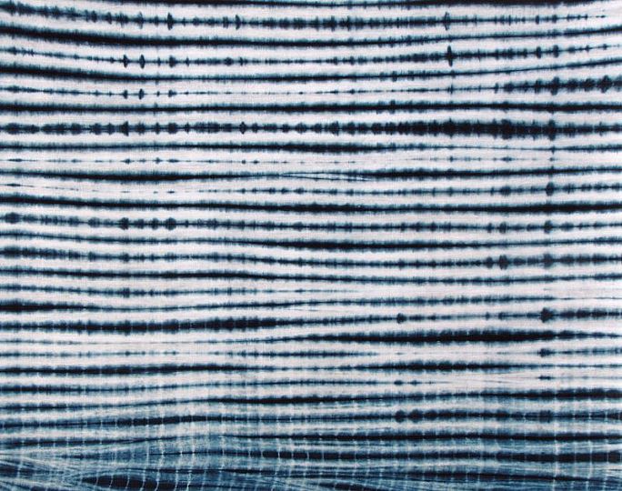 Photo for Indigo Stripe Plain Weave