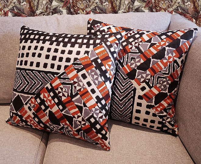 Photo for Tonka Times Patchwork Cushion Cover