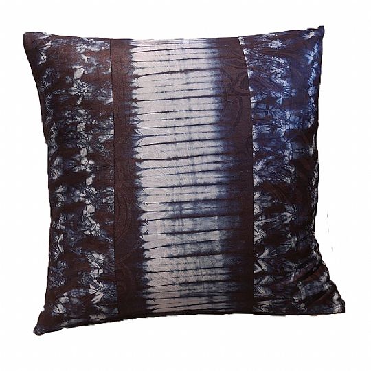 Photo for Guinea Cloth Indigo Cushion Cover