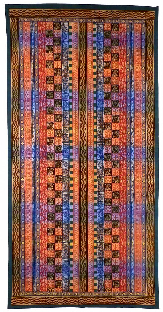 image for Kudhinda Potato Print Wallhanging