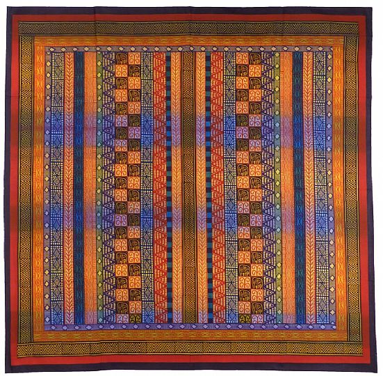 image for Kudhinda Potato Print Wallhanging