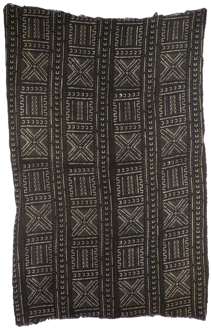 Mud Cloth / Bogolan Black Mud Cloth The African Fabric Shop
