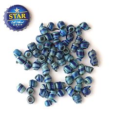 Photo for Recycled Plastic Beads Blue/Blue
