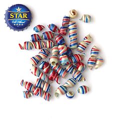 Photo for Recycled Plastic Beads Red/White/Blue