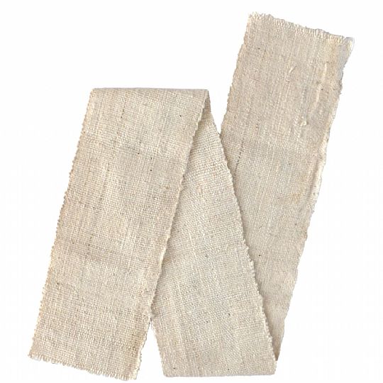 Photo for Undyed Cotton Strip Cloth-Handspun