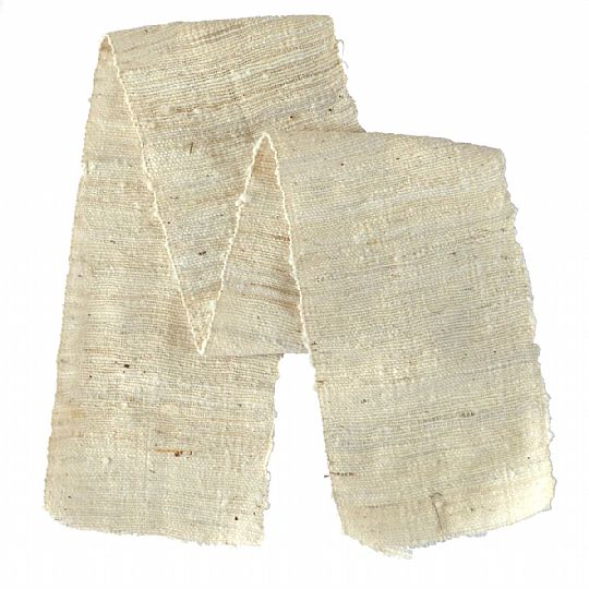 Photo for Undyed Tree Cotton Strip Cloth