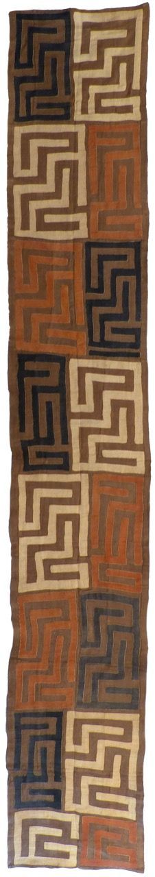 image for Very Long Flat Weave Kuba Cloth