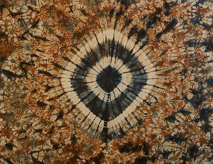 image for Large Sunburst Dark Marble Panel