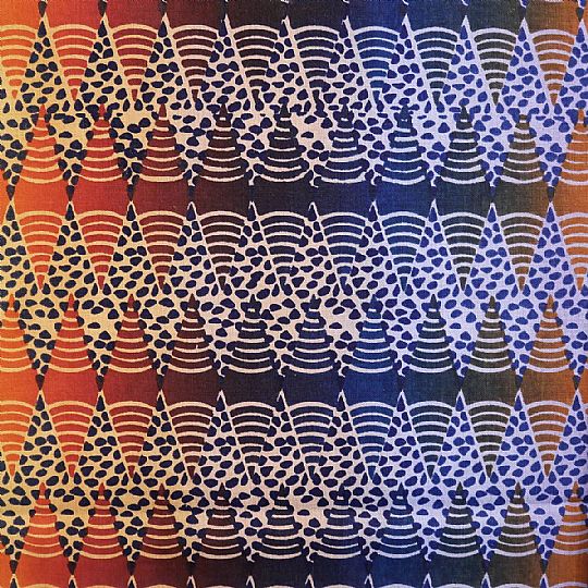 image for Small Zig Zag Ghana Blue