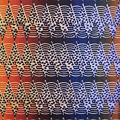 Photo for Small Zig Zag Ghana Blue
