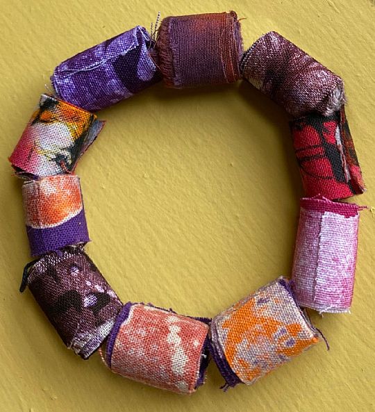 Photo for Fabric Bead Bracelet