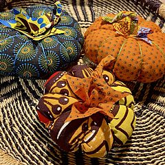 Photo for African Fabric Pumpkin