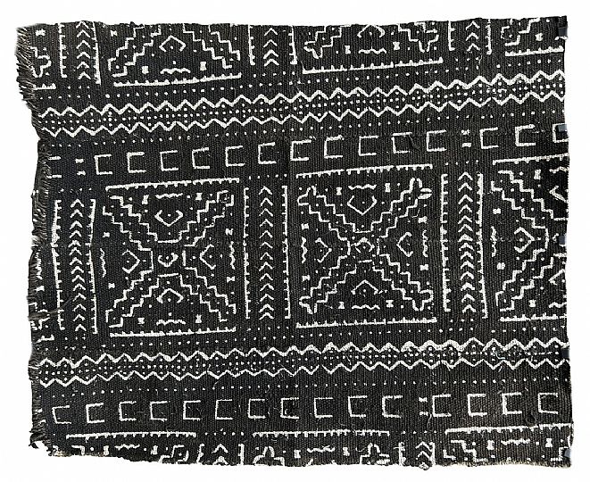 image for Black Mud Cloth Fragment