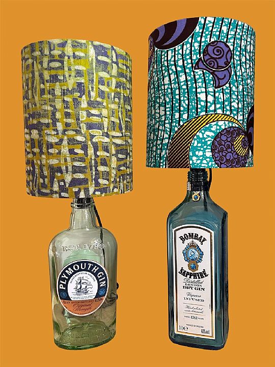 Photo for African Fabric Bottle Lamp Workshop